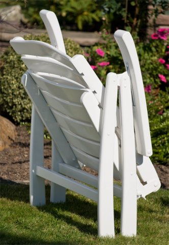 Gartenstuhl Hochlehner Holz Weiss