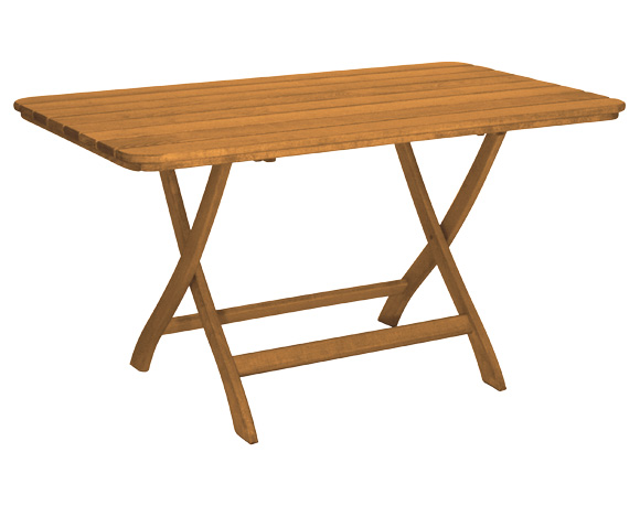 Gartenmöbel Gartentisch Balkonmöbel Tisch Mainau eckig Buche Weiß