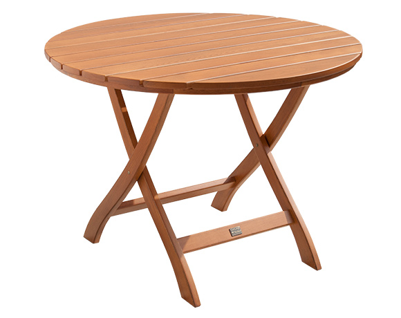 Gartentisch Mainau rund Holz lackiert 