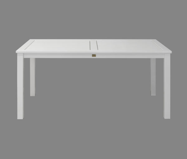 Gartentisch Gardo Weiß-hochglanz