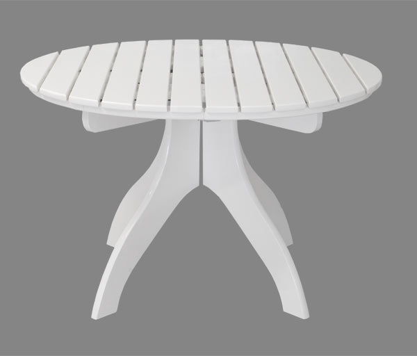 Gartentisch Texel Weiß-hochglanz